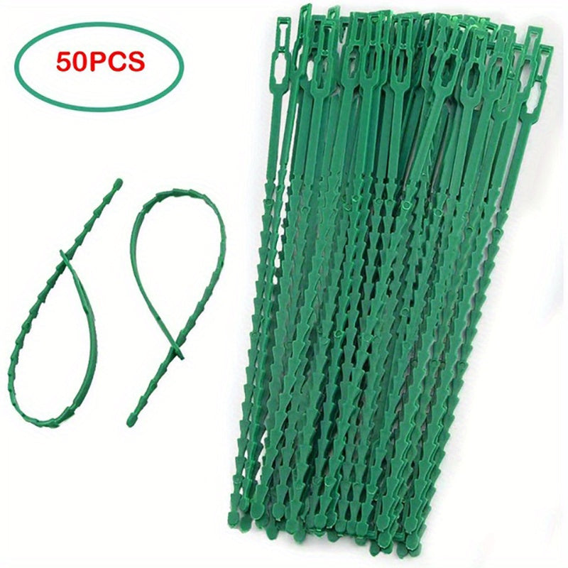 50-100pcs Plastic Plant Support Clips Garden Supplies