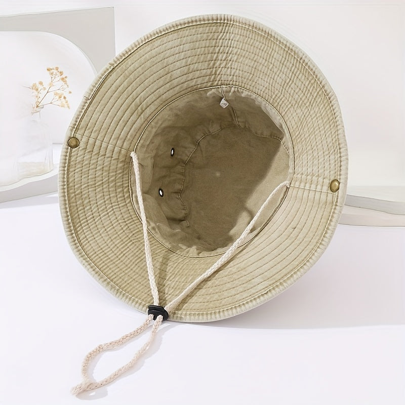 Packable Fishing Travel Bucket Cap Hat Boonie Hat For Hiking Beach