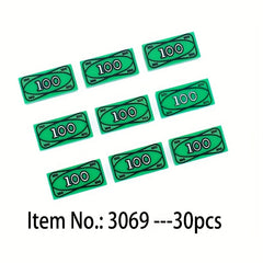 ABS Treasure Accessories for Building Blocks - Jewels, Gems, Bars, Cashier