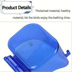 Bird Bath Box Hanging Bathtub for Small Birds Lovebird