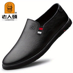 Men's No Tie Slip On Loafers Walking Shoes - Assorted Colors