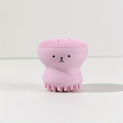 Silicone Exfoliating Face Brush Pore Minimizing Massage Soft Bristles