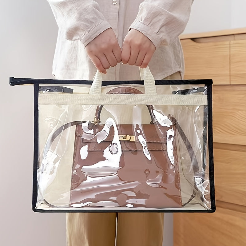 3pcs Hanging Handbag & Purse Organizer Storage Holder Dustproof Bag