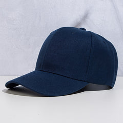 Versatile Baseball Cap Casual Solid Peaked Cap Sun Hat
