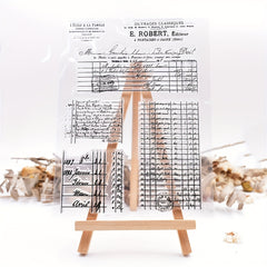Transparent Silicone Stamp DIY Card Decoration Rubber