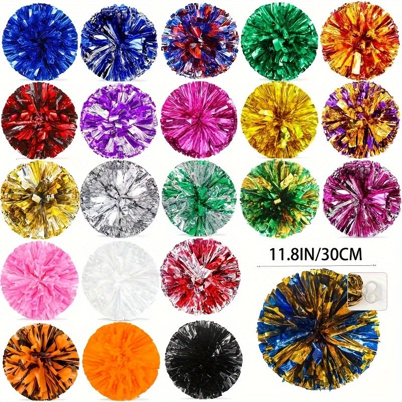 2pcs Cheering Poms Handheld Dancing Props Sports Celebration