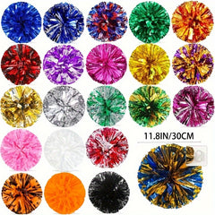 2pcs Cheering Poms Handheld Dancing Props Sports Celebration