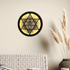 LED Fairy Tale Shape Light Retro Wooden Sign Hanging Decoration