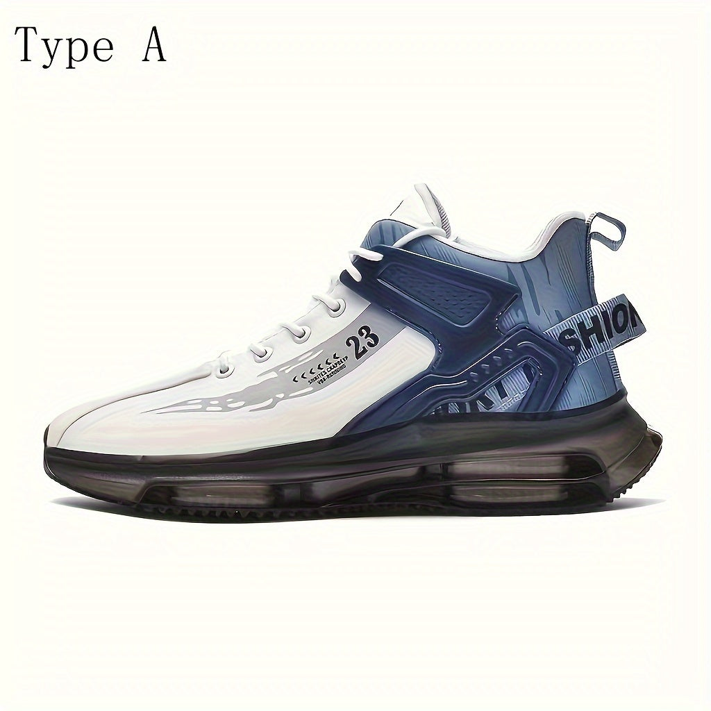 Men's Air Cushion Basketball Shoes for Outdoor Sports & Running