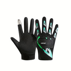 1pair Outdoor Non-slip Windproof Half-finger Gloves For Cycling Driving
