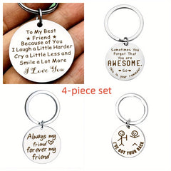Personalized Family Keychain Gift For Mom Dad Grandma Grandpa