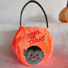 Mini Halloween Pumpkin Handbag Trick Or Treat Candy Storage Bag Tote Bag