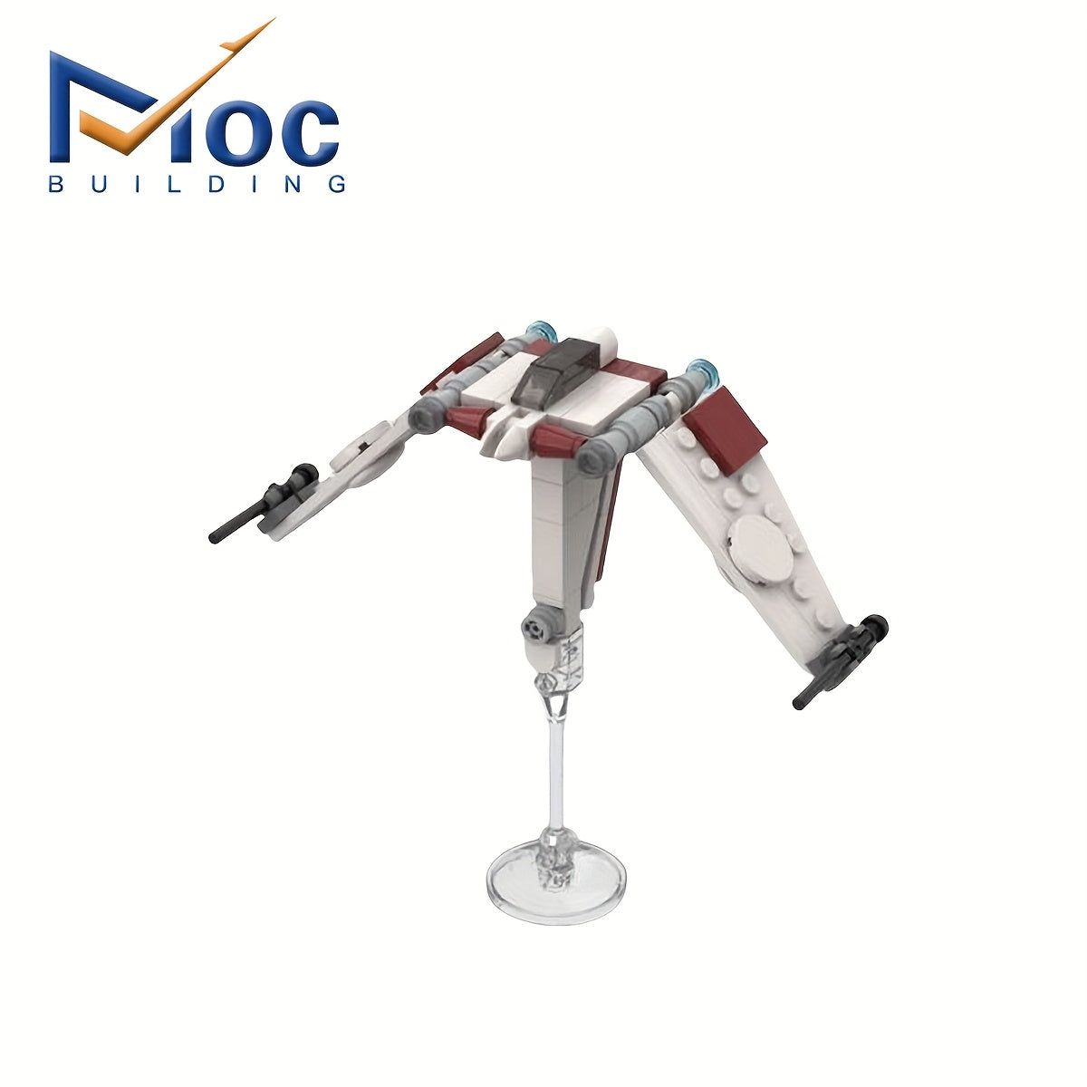 Kickstarship Fighter MOC Building Blocks Toy - Mecha Enthusiasts Gift