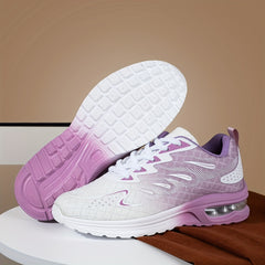 Gradient Air Cushion Running Shoes Wear Resistance Non Slip Outdoor Sneakers