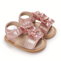 Girl's Lace Bow Knot Sandals For Summer Casual Shoes
