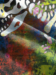 Tie Dye Dino Skeleton 3D Print T-shirt for Kids