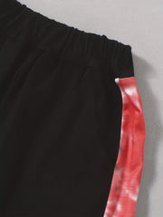 Boys Tie Dye T Shirt And Shorts Set For Summer