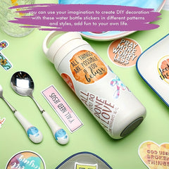 50pcs Christian Waterproof Wisdom Words Stickers
