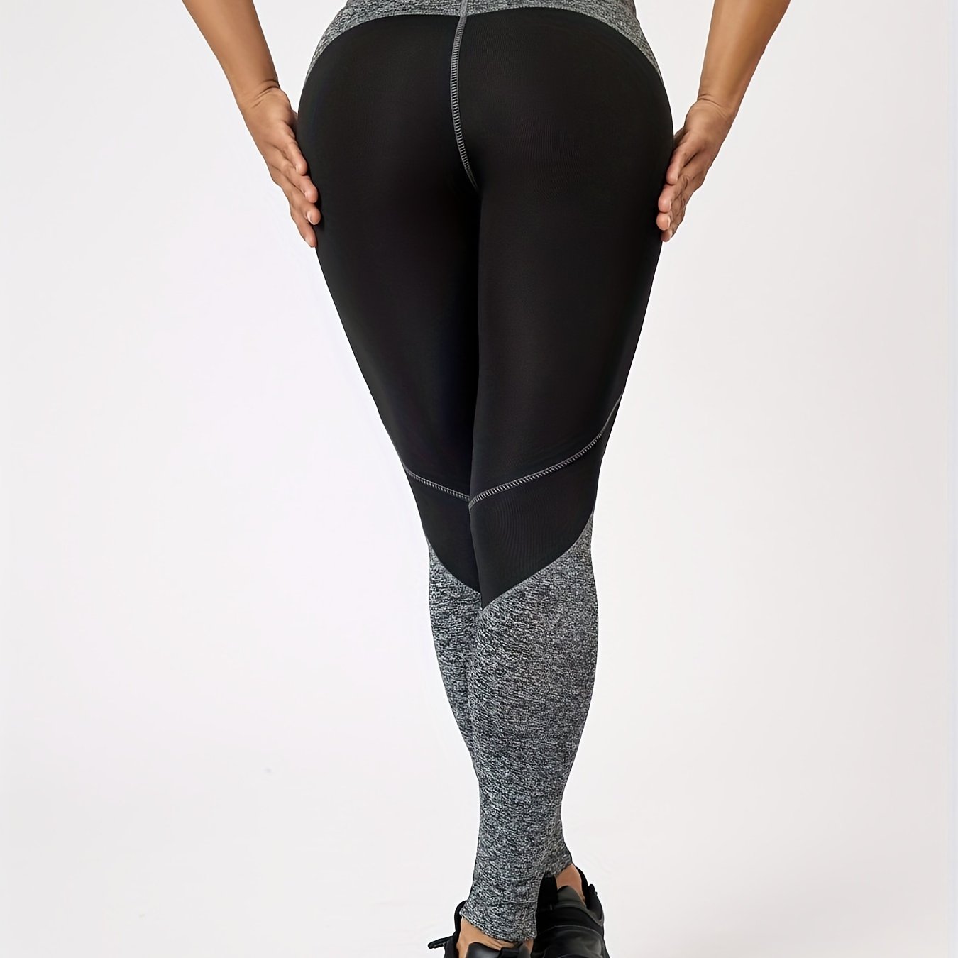 Patchwork Yoga Leggings High Waist Breathable Fitness Pants