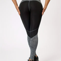 Patchwork Yoga Leggings High Waist Breathable Fitness Pants