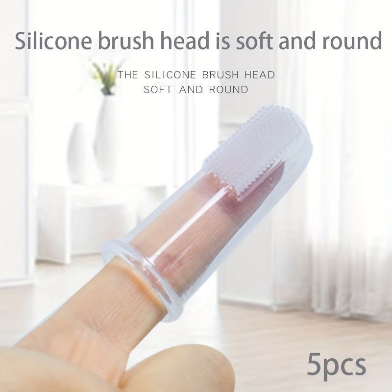 Pet Finger Toothbrush - Easy & Effective for Dog/Cat Teeth