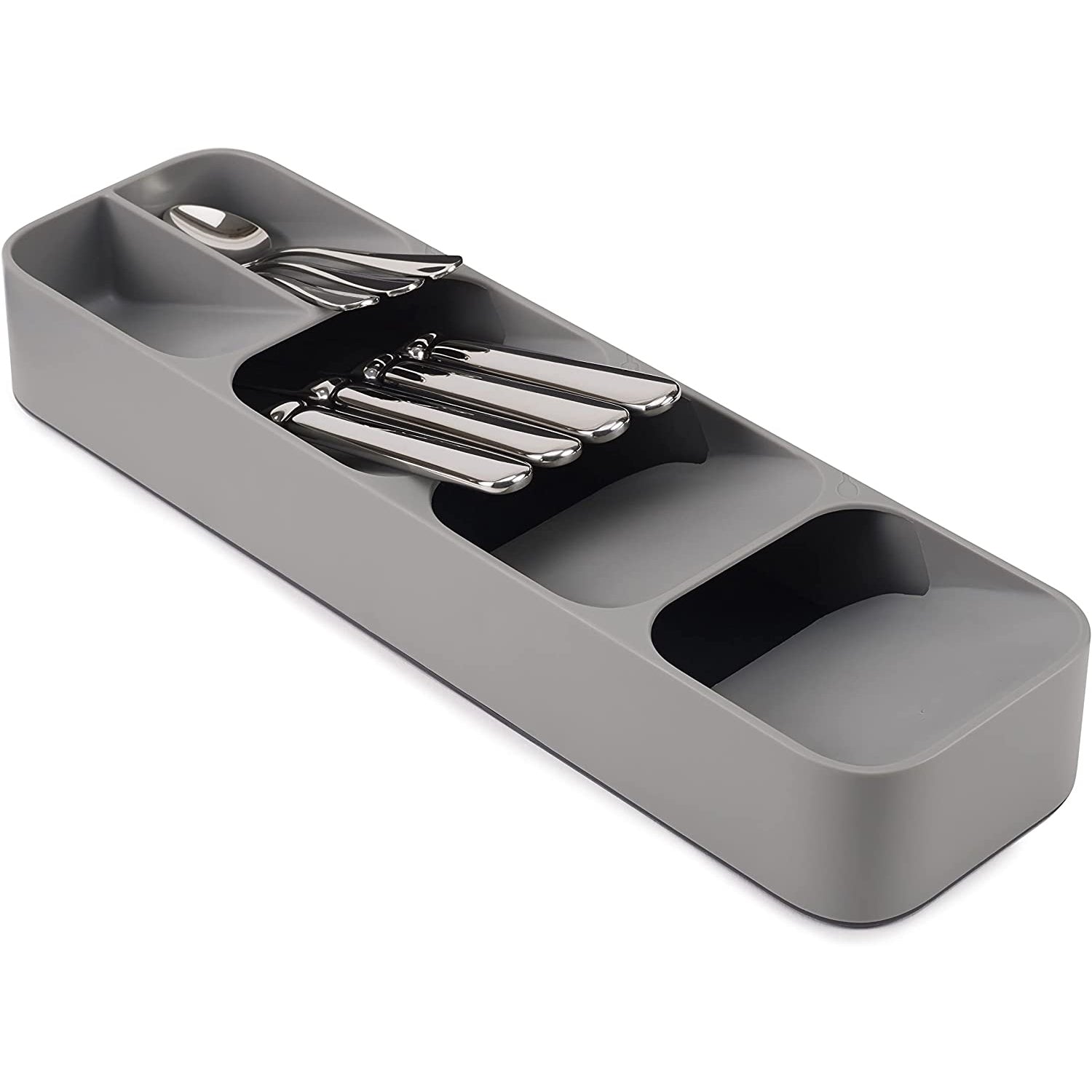 Compact Cutlery Organizer Kitchen Drawer Tray