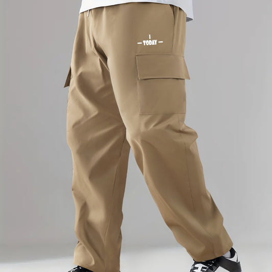 Cargo Pants Men s Flap Pocket Trousers Loose Casual Outdoor Pants