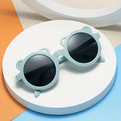 Girls Bear Frame Sunglasses for Party Outdoor Travel