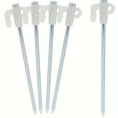 5PCS Luminous Ground Nails Tent Ground Nails Fluorescent Steel Nails