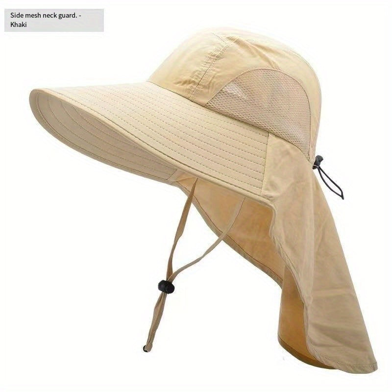 Mesh Breathable Sun Hat Unisex Casual Thin Bucket Hat UV Protection Boonie Hat