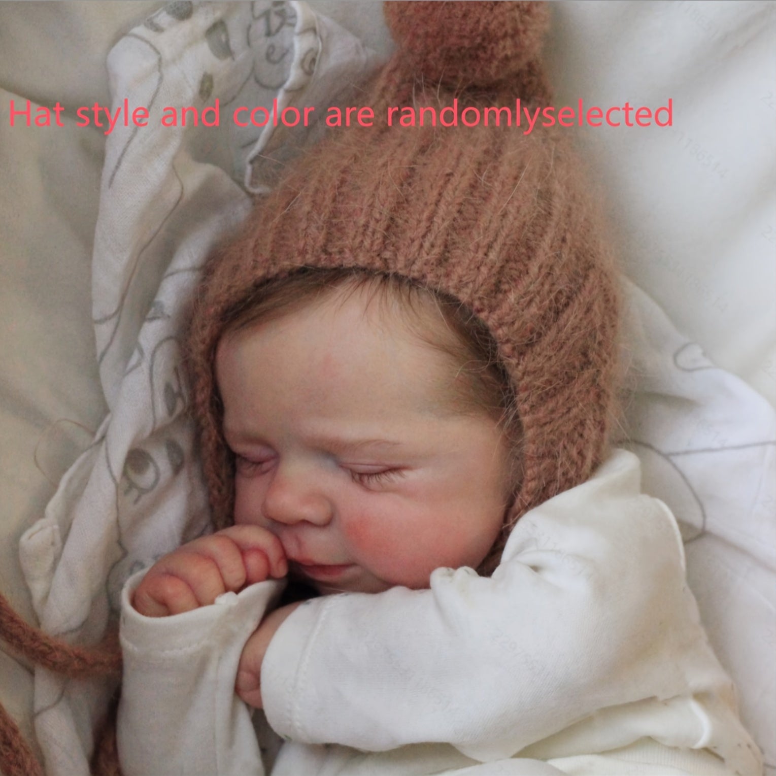 19inch Lifelike Reborn Baby Doll Toy 3D Paint Skin with Visible Veins