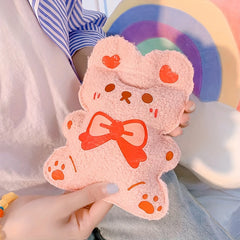 Plush Hot Water Bag Portable Warm Water Bag Plush Girl Hand Warmer