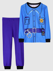 Boy's Dinosaur Pajama Set Long Sleeve Top & Pants
