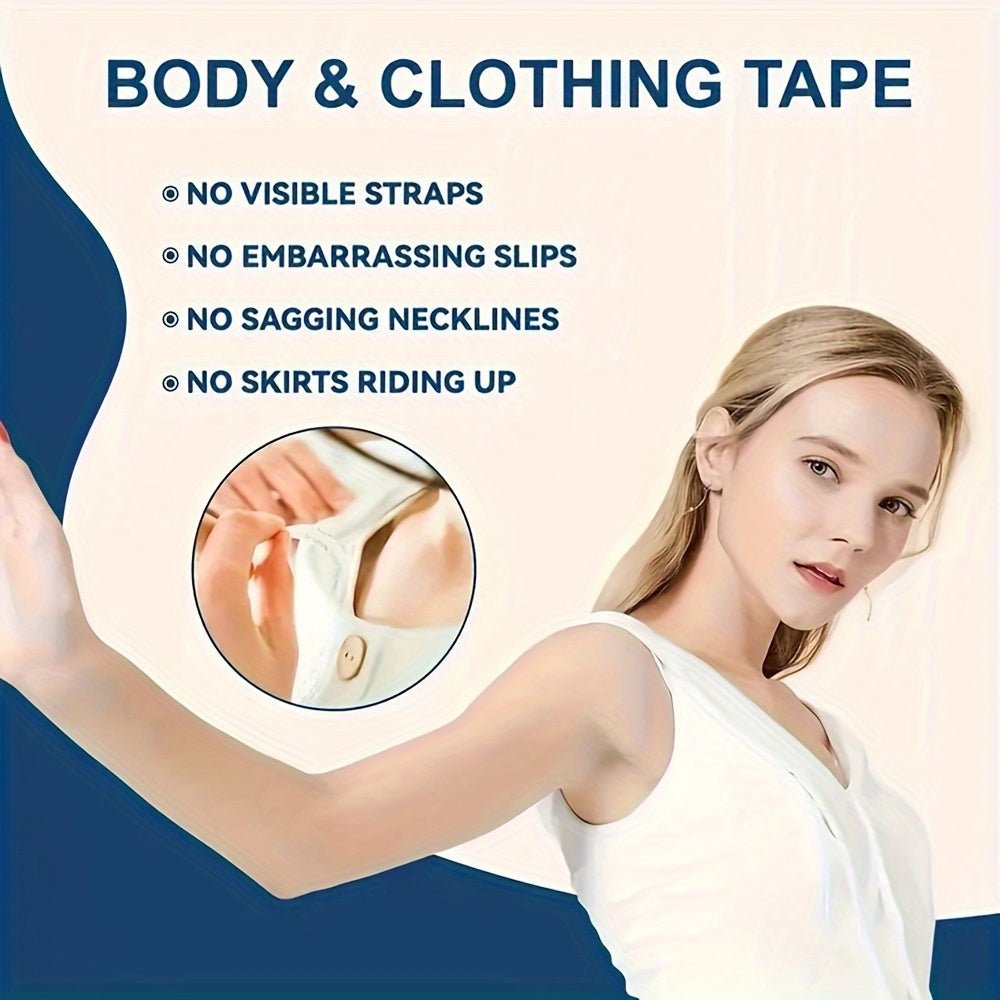 50pcs Double Sided Adhesive Clothes Sticker Anti naked Invisible Cloth Patches