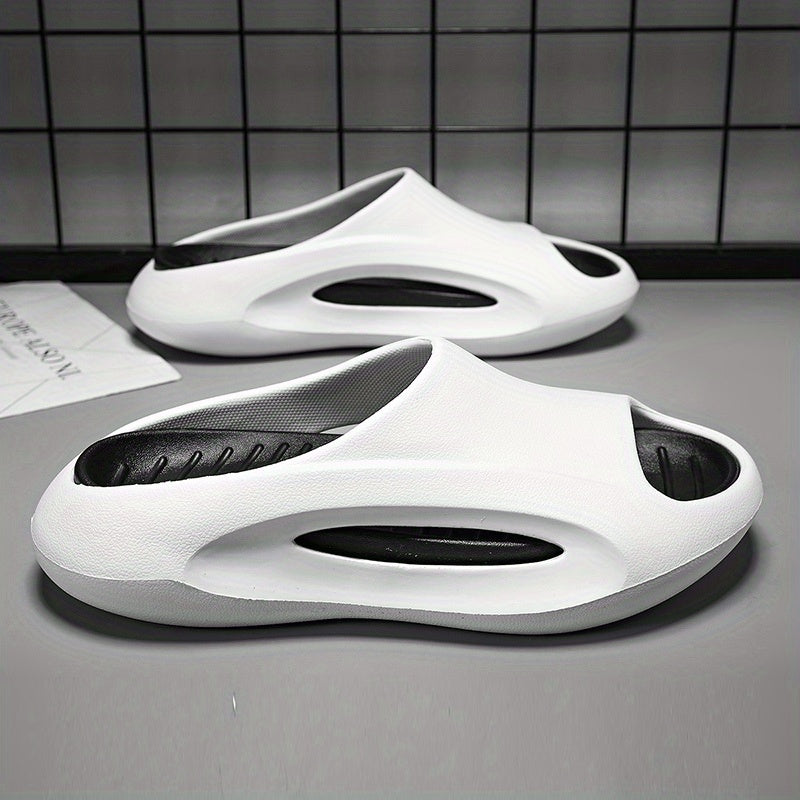 Men's Pillow Slides Non Slip Slippers Open Toe Shoes For Indoor Outdoor