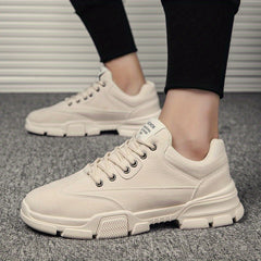 Men's Lace up Sneakers Comfortable Walking Shoes