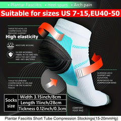 Men's Comp. Socks Breathable Comfortable Sweat Absorbing Sport Socks