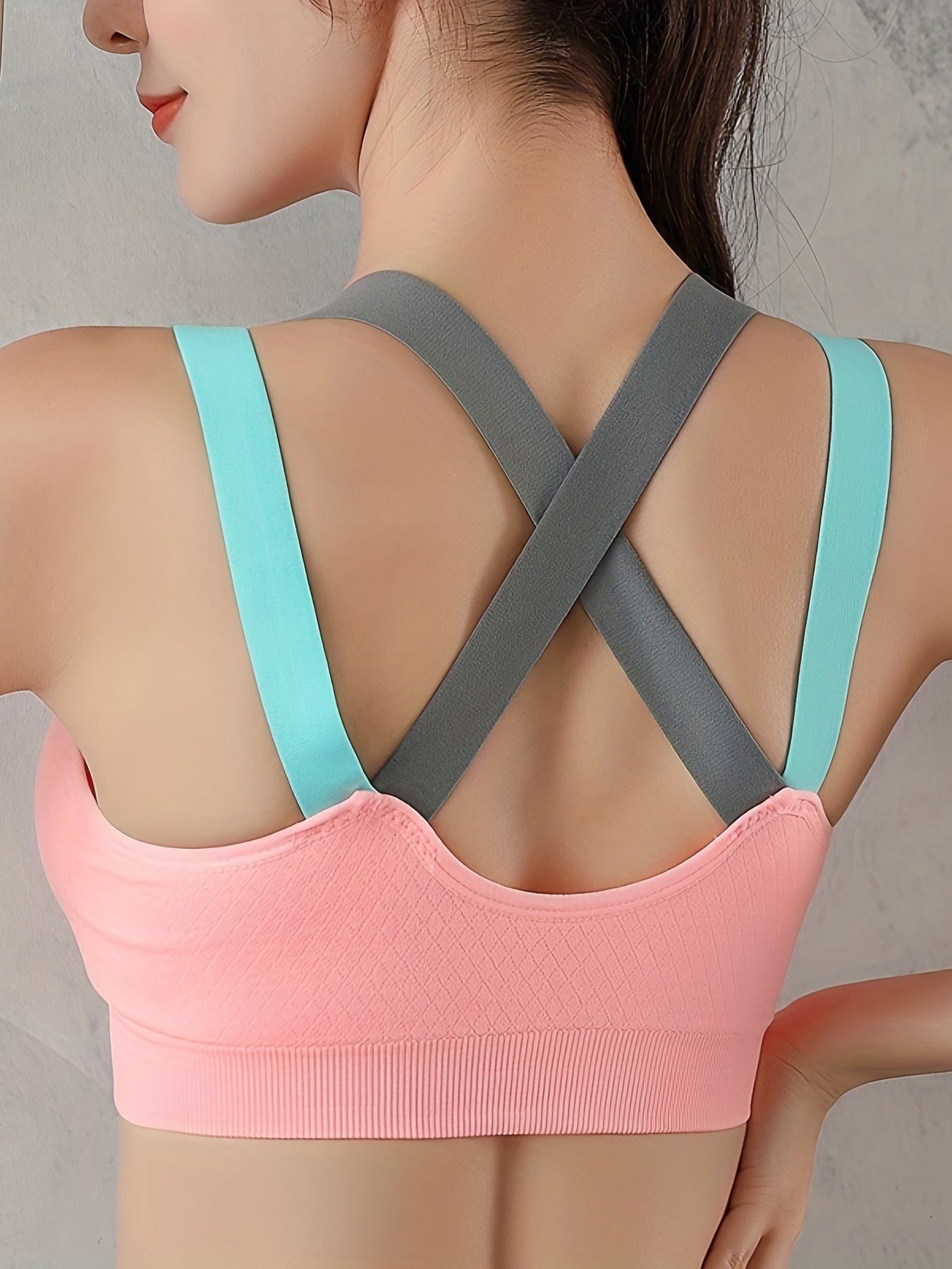 Backless Yoga Workout Sports Bra Breathable Tank