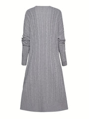 Cozy Long Sleeve Lounge Robe with Pockets Women's Loungewear