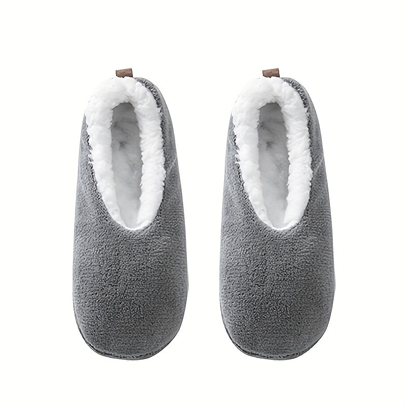 2 Pairs Plush Lined Low Cut Floor Socks