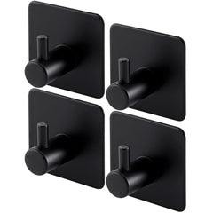 Stainless Steel Adhesive Hooks for Hanging Coat Hat Towel