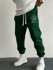 Men's Drawstring Sweatpants Loose Fit Casual Joggers