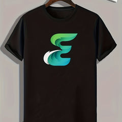 Symbol Men's Graphic Print Tee for Summer