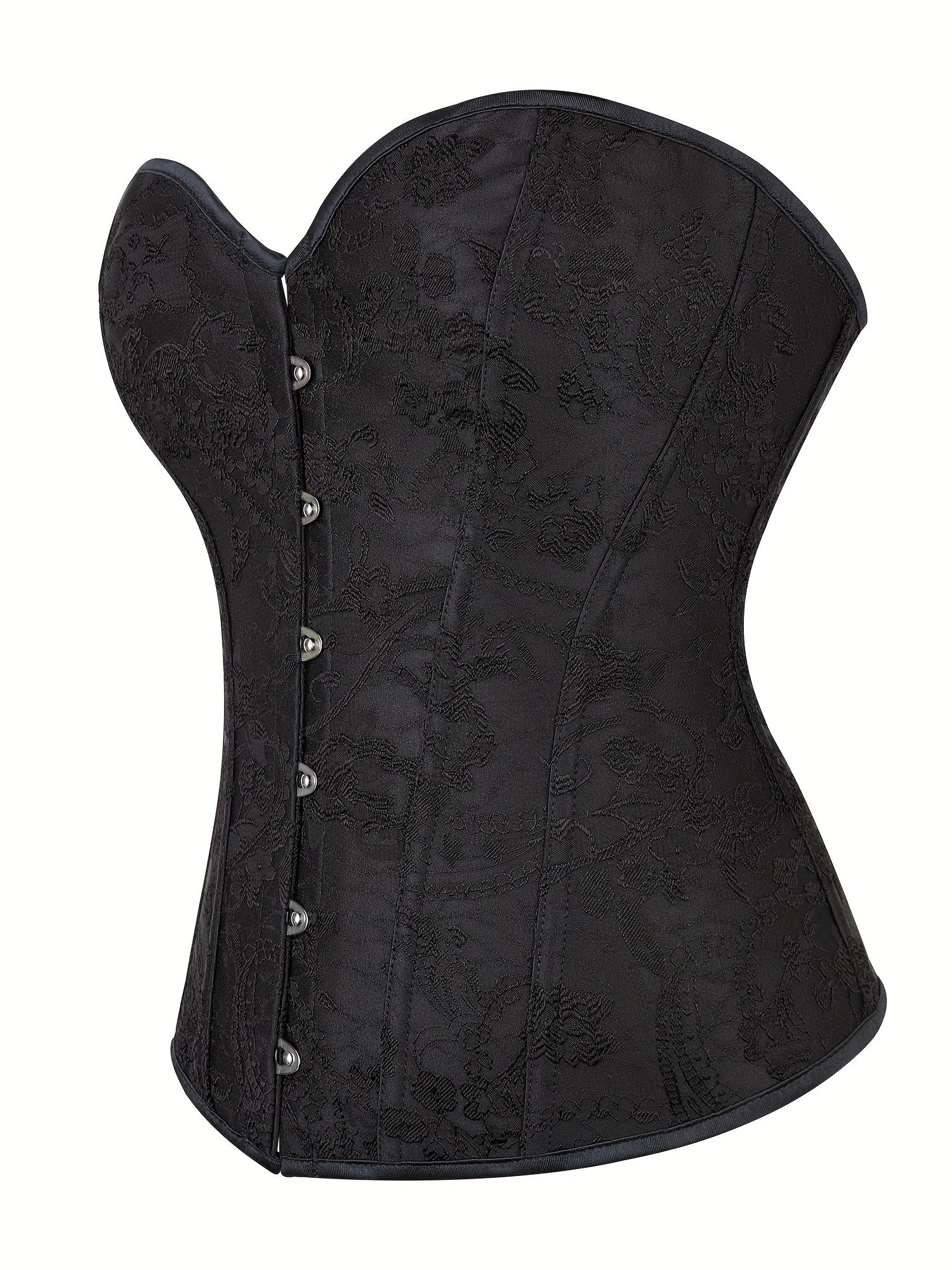 Strapless Corset Bustier Tummy Control Lace Up Body Shaper