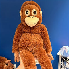 Plush Monkey Doll Toy Mimics Humans Soft Stuffed Animal Birthday Gift