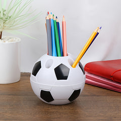 Soccer Shape Pen Pencil Holder Desktop Rack Home Decoration