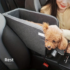 Soft Dog Car Seat Washable Travel Bag for Small Dogs Comfortable Booster Seat