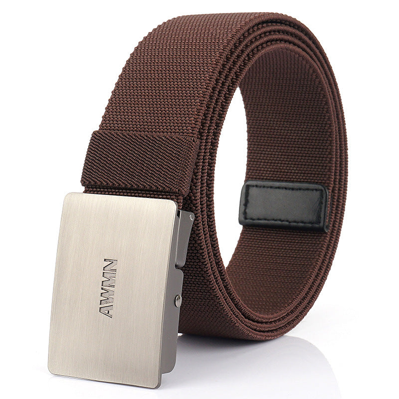 Men's Elastic Belt Casual Buckle Belt