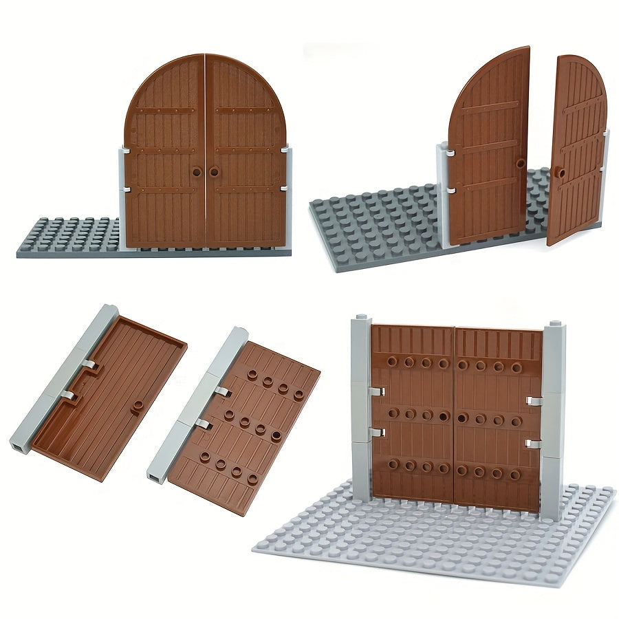 MOC Bricks 2400 87601 1x5x10 Door Building Blocks Gate DIY