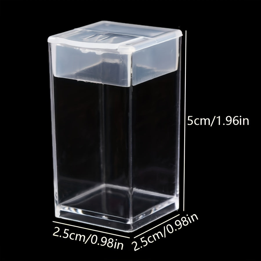 12pcs Clear Bottle Organizer for DIY Mosaic Diamond Painting Bead Crafts